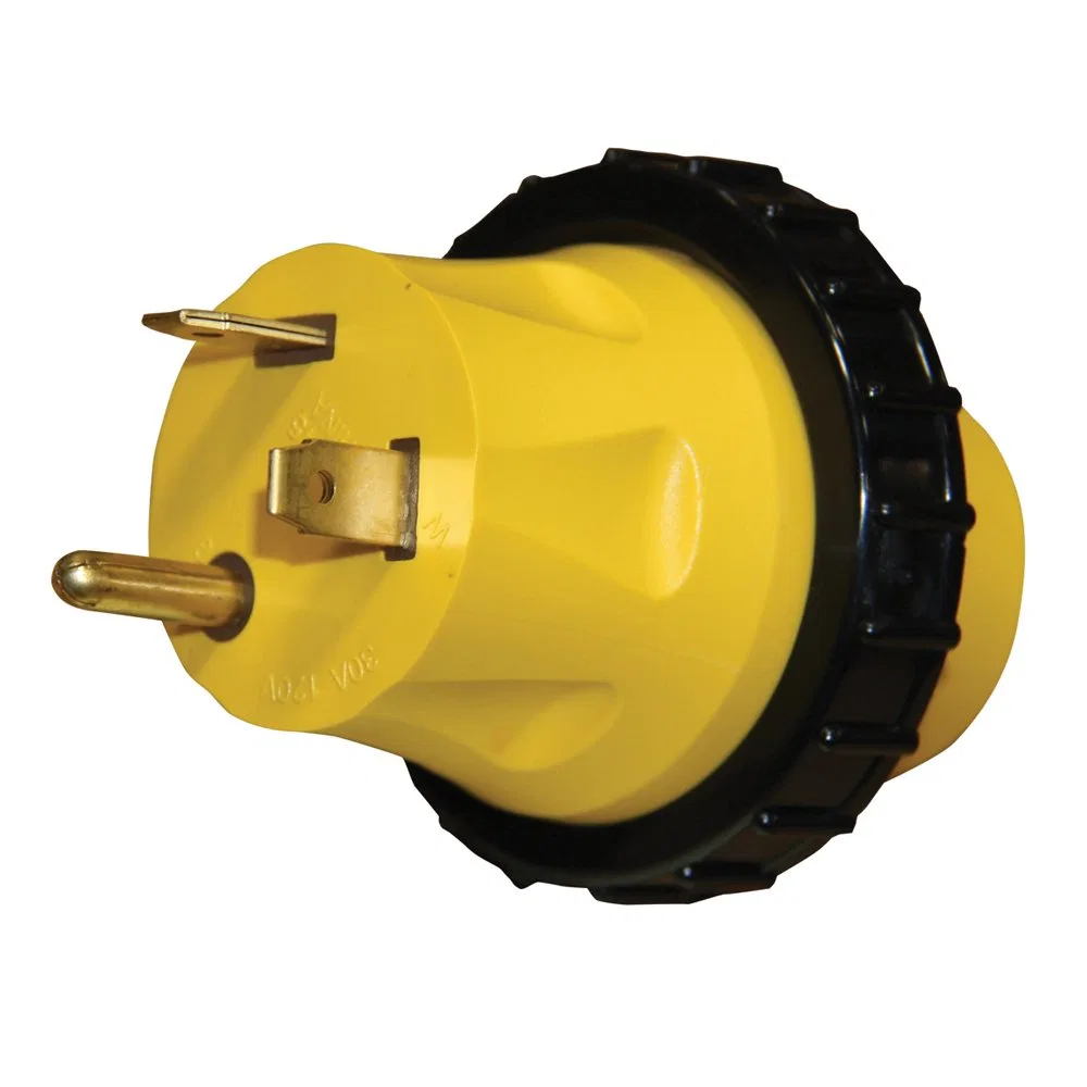 16-00595 – AP PRODUCTS Power Cord Adapter, 30 Amp To 30 Amp Yellow 30 Amp Plug TT-30P/ 30 Amp Receptacle L5-30R Locki...